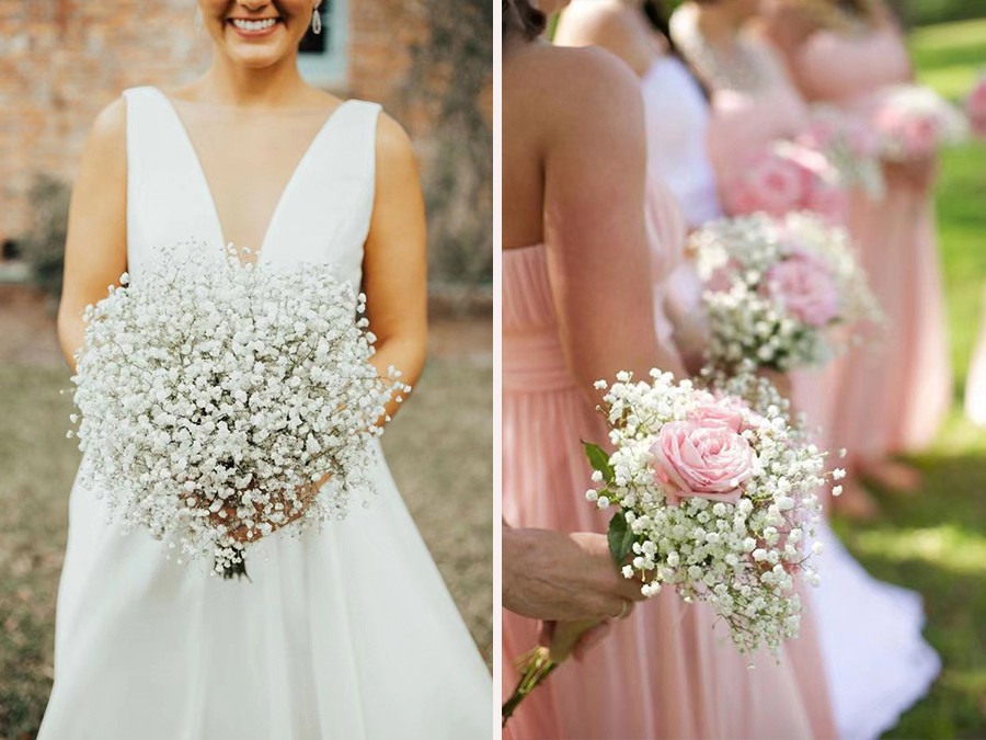 baby breath bouquets