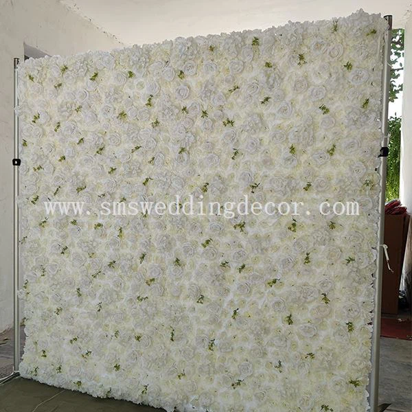white flower backdrop