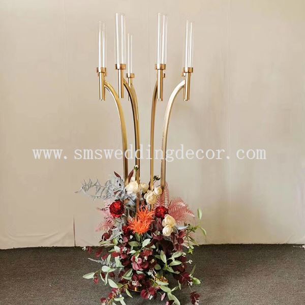 gold candelabra