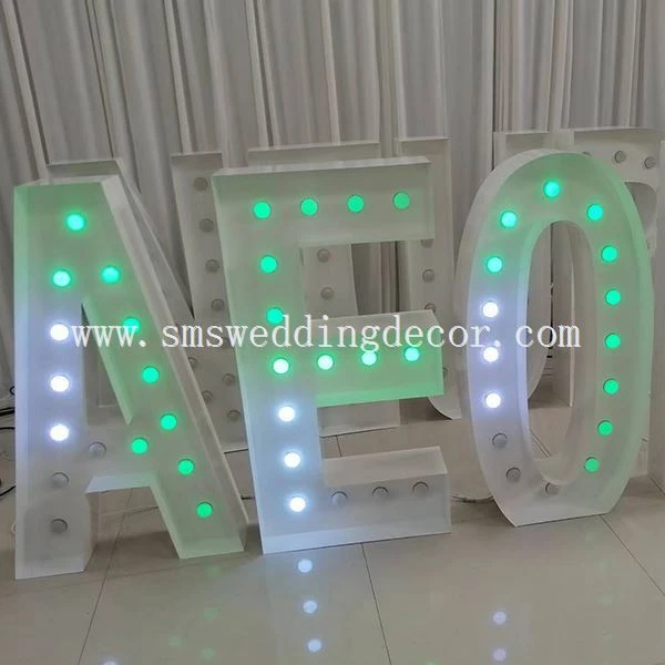 metal marquee letters with lights