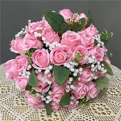 Wedding Hand Bouquet Pink