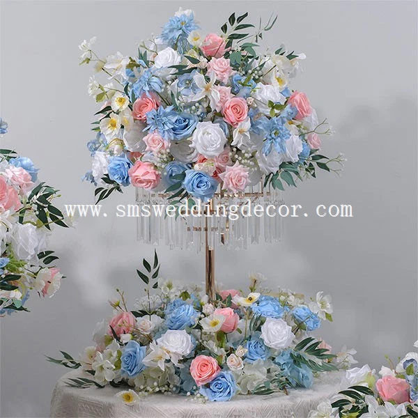 blue wedding centerpieces